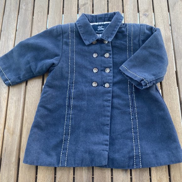 Burberry Other - Coat jacket Blue denim 12 / 18 months Burberry